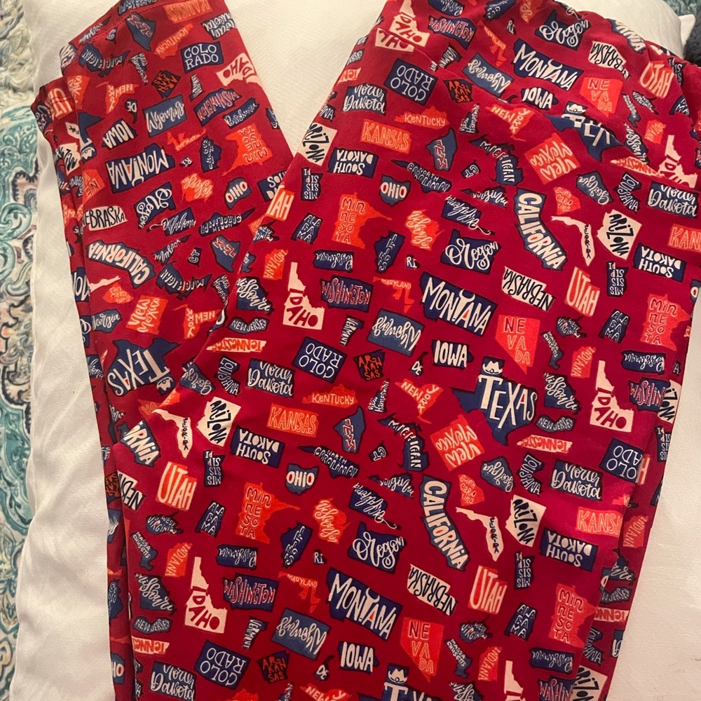 TC LueLaRoe leggings like new